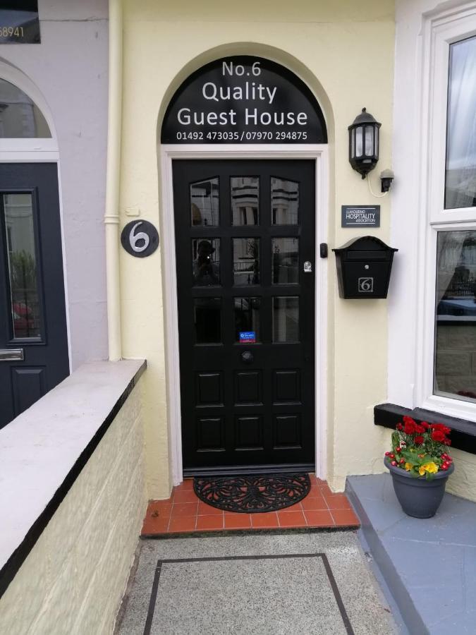 No 6 Quality Guesthouse Llandudno Exterior photo